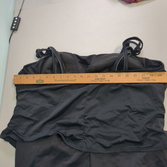 Miraclesuit One-Piece Swimsuit black 24 plus size bathing suit - Picture 4 of 6